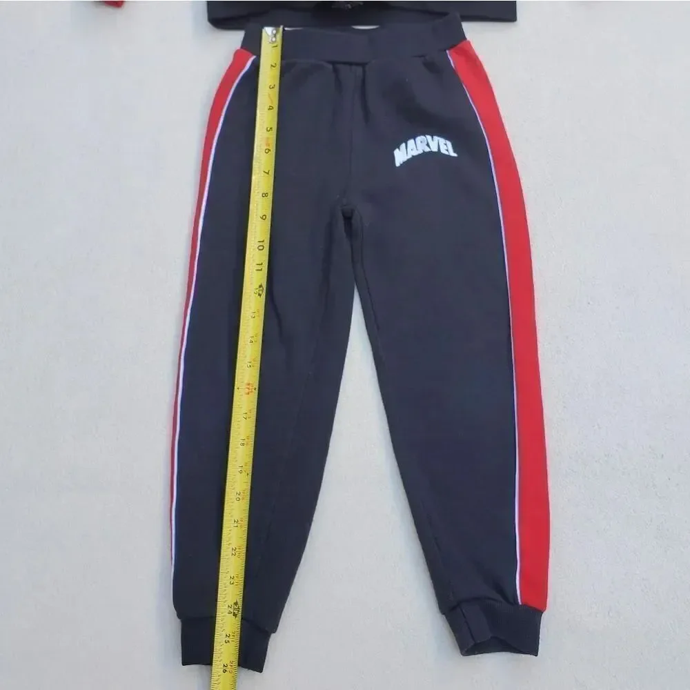 Marvel Avengers Hoodie Jacket Joggers and Short Sleeve Shirt 3 piece set size 7